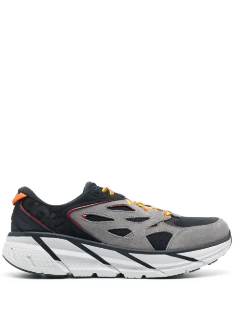HOKA Clifton L panelled low-top sneakers Black HK1122571