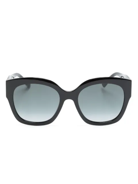 Jimmy Choo Eyewear Leela square-frame sunglasses Black LEELA