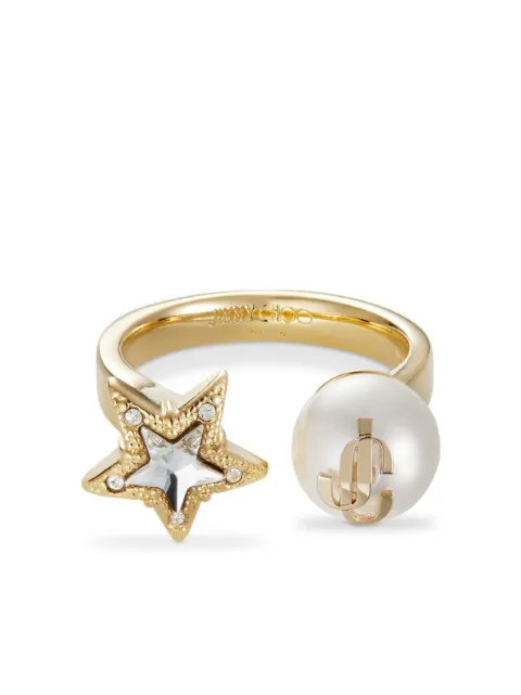 Jimmy Choo star pearl ring Gold JCSTARPEARLRINGJIQ