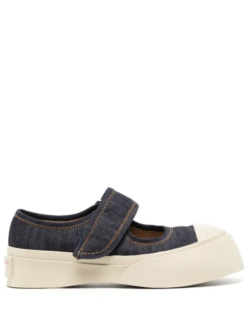 Marni denim Mary Jane sneakers Neutrals SNZW003120P4155