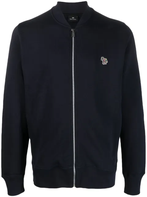 PS Paul Smith Big Pony zip-up cardigan Blue M2R258SKZEBRA