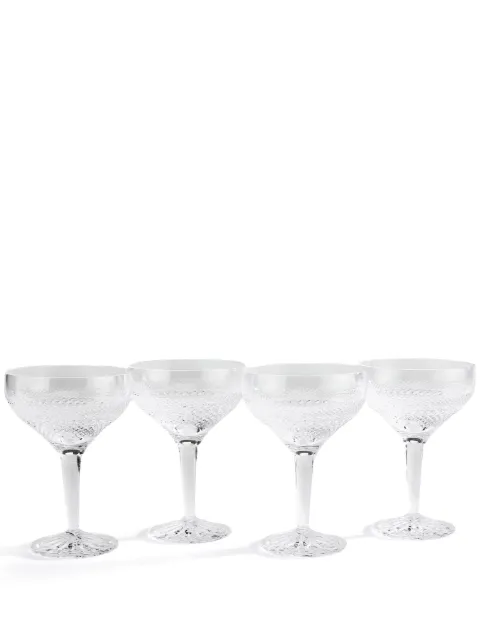 Soho Home Huxley crystal glasses set Neutrals 79922187