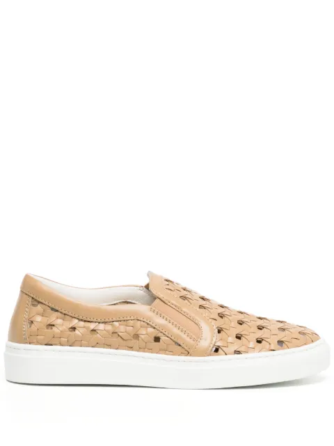 Madison Maison perforated low-top sneakers Brown WOVENSNEAKER