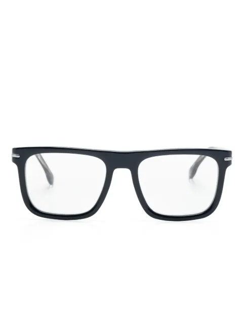 Carrera stripe-detail square-frame glasses Blue 312