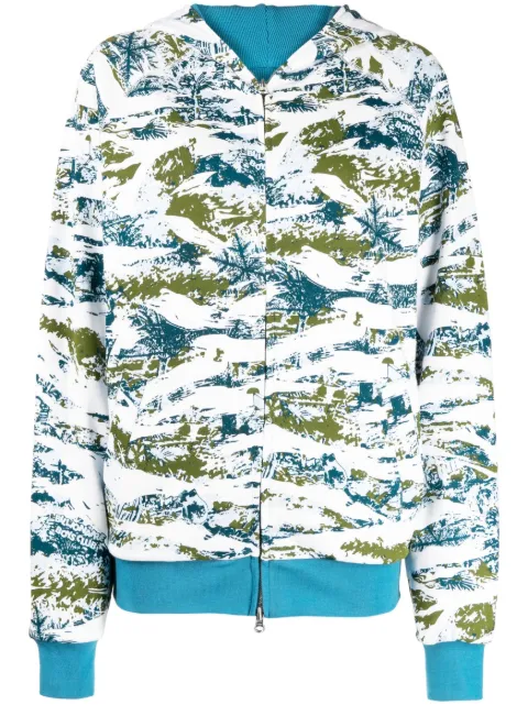 Billionaire Boys Club printed hoody sweatshirt Blue B1944