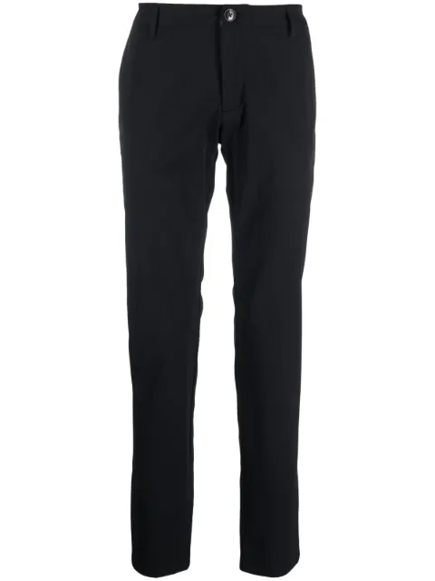 Armani Exchange mid-rise tapered-leg trousers Blue 8NZP49ZNYZZ