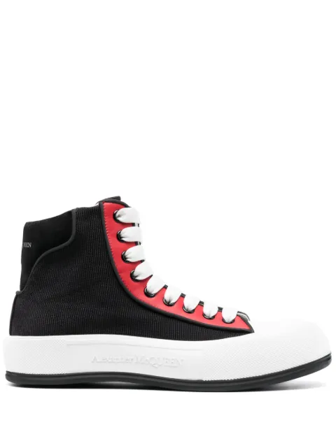 Alexander McQueen Tread Slick lace-up sneakers Black 735797W4VW1