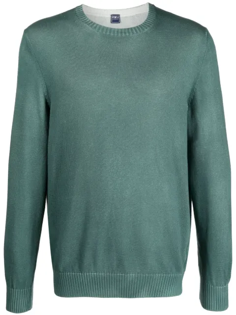 Fedeli shawl-collar button-up cardigan Green 6UEA8000