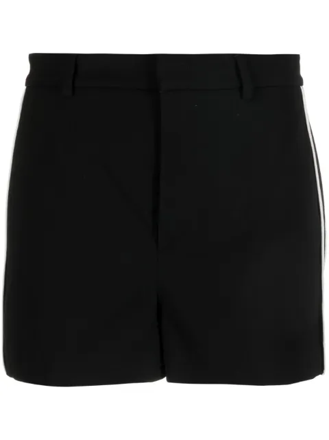 RED Valentino side-stripe tailored shorts Black RRFI756Q0