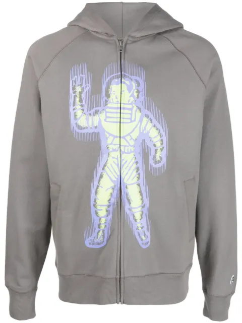 Billionaire Boys Club graphic-print cotton hoodie Grey B23140