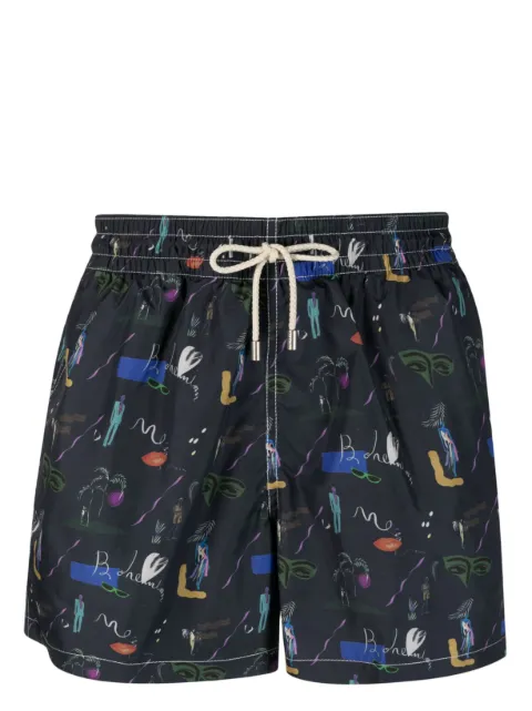 Arrels Barcelona x Cecilia Carlsted Boheme swim shorts Blue BOHEME