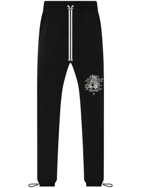 AMIRI logo-print track pants Black SS23MJG014001