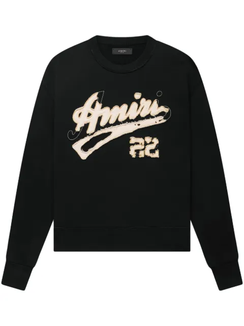 AMIRI logo-embellished sweatshirt Black SS23MJG006001