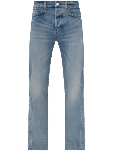 AMIRI crystal-embellished flared jeans Blue SS23MDF009408