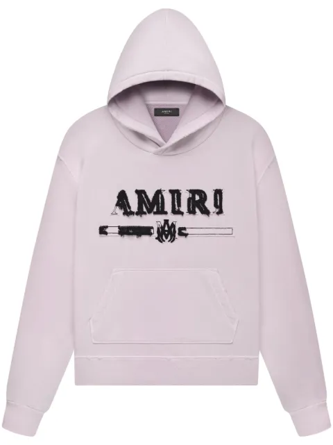 AMIRI logo-embellished hoodie Pink SS23MJL013379
