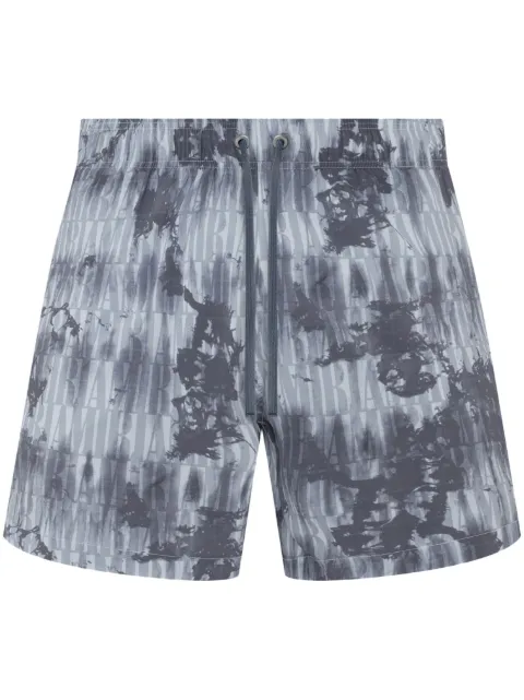 AMIRI tie-dye pattern swim shorts Grey SS23MSB002030