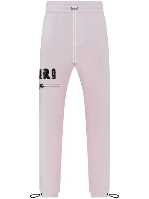 AMIRI logo-embellished track pants Pink SS23MJL011379