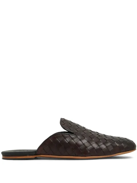 Barrett interwoven leather loafers Brown 231U0541