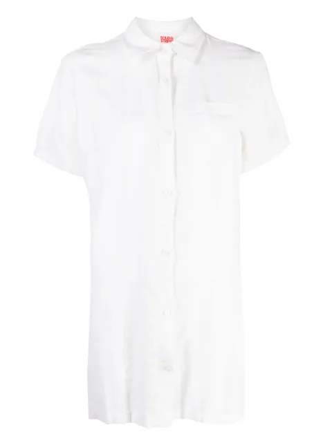 Solid & Striped The Cabana collared beach dress White RE23339LIS