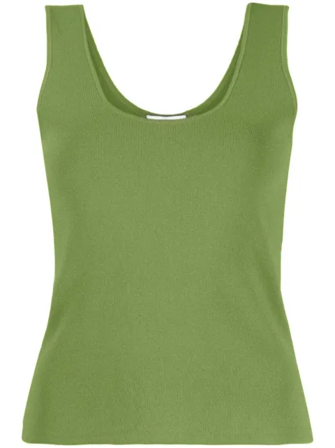 Vince scoop-neck tank top Green V928979380