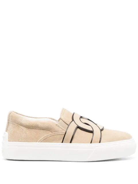Tod's Kate slip-on sneakers Neutrals XXW03E0GV80M8W