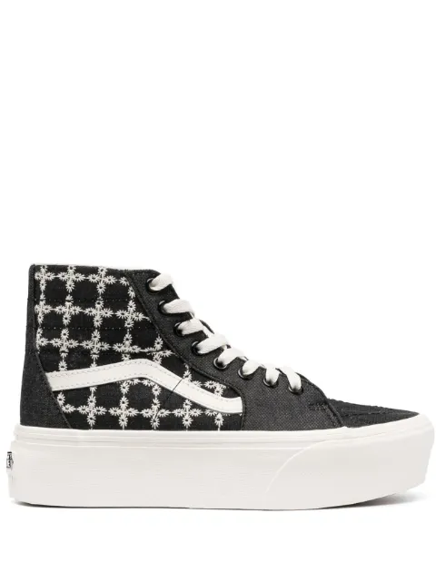 Vans Sk8-Hi embroidered platform sneakers Black VN0A5JMKBMA1
