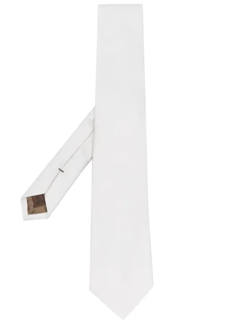 Church's textured silk tie Grey H02345TIE