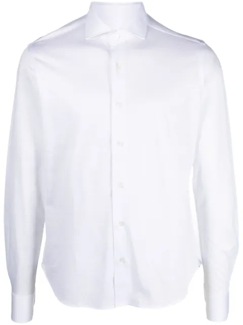 Orian long-sleeve button-up shirt White WJ0202J192