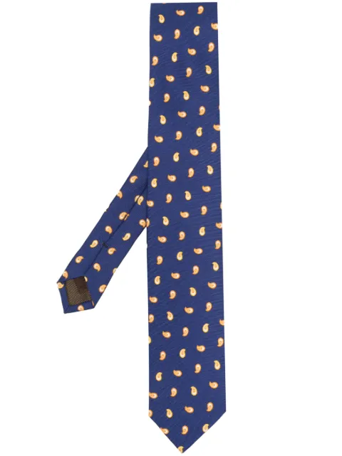 Church's graphic-print silk tie Blue H02318TIE