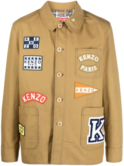 Kenzo Sailor workwear jacket Green FD55VE2239RT