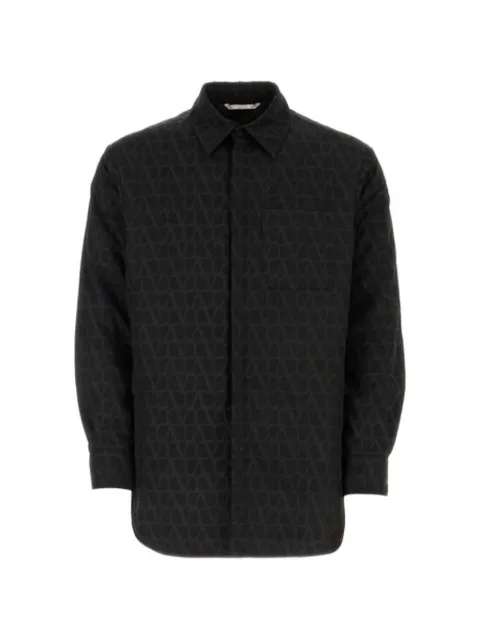 Valentino Garavani Toile Iconographe shirt jacket Black VCIA969G3