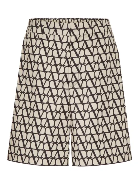 Valentino Garavani Toile Iconographe bermuda shorts Neutrals VRDA969G3