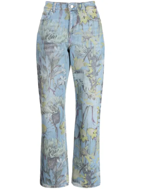 Stella McCartney Rewild Flora denim trousers Blue 6D00293SPH10