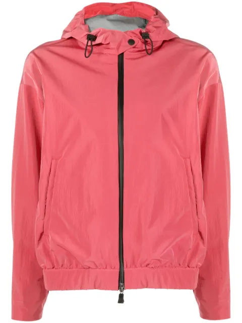 Herno hooded layered shell jacket Pink GI00067DL12796