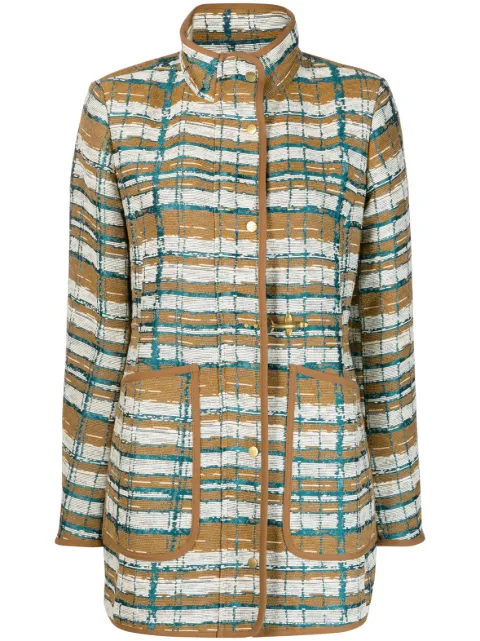 Fay Virginia jacquard jacket White NAW50463490UXP