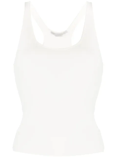 Stella McCartney sleeveless racerback tank top White 6K0414S2076