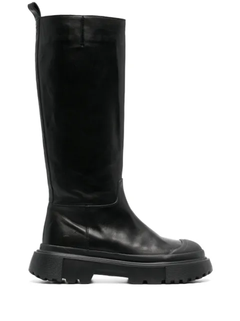 Hogan Stivale leather boots Black HXW6190FD50KXT