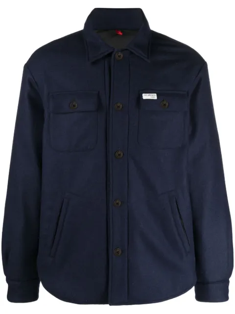 Fay button-up shirt jacket Blue MAM04471470VLK