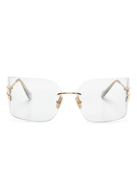 Miu Miu Eyewear Rimless sunglasses Gold 0MU54YS805AK30B
