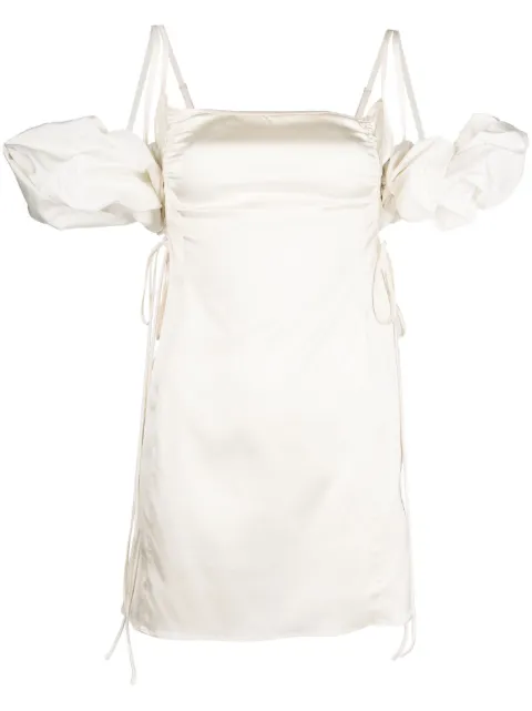 Jacquemus La Mini Robe Chouchou minidress White 233DR0771000110
