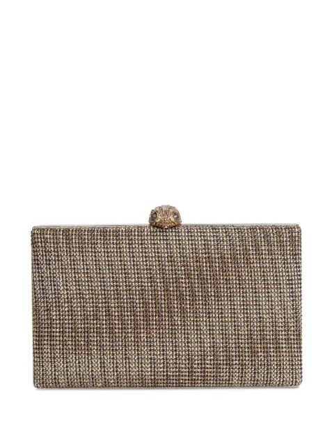 Kurt Geiger London fabric Kensington clutch bag Brown 9102940609