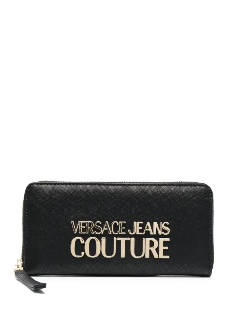 Versace Jeans Couture embossed-logo wallet Black 74VA5PL1ZS467