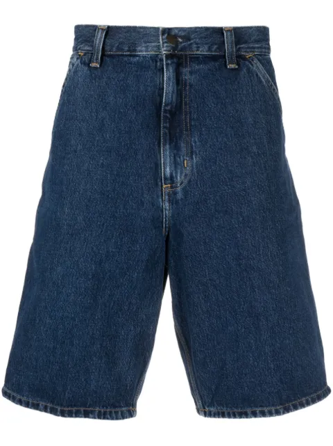 Carhartt WIP Single Knee denim shorts Blue I032026