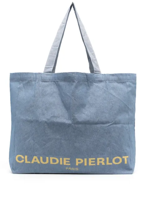 Claudie Pierlot Oversized tote bag Blue CFASA00337
