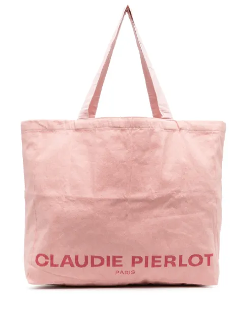 Claudie Pierlot Oversized tote bag Pink CFASA00337
