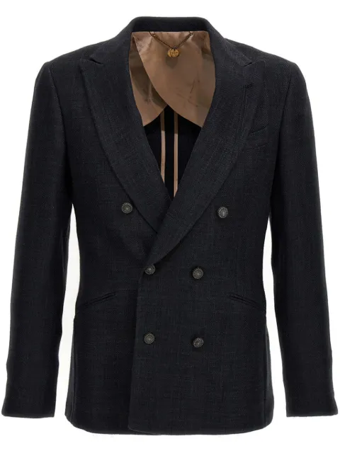 Maurizio Miri double-breasted blazer Grey SAM13502635