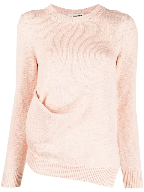 Jil Sander fine-knit long-sleeve jumper Pink J03GP0103J15118