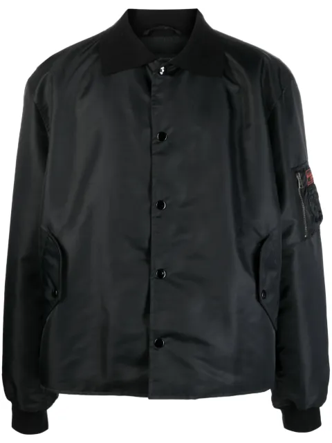 Raf Simons collared bomber jacket Black 231M631A30000
