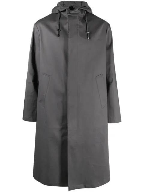Mackintosh Wolfson hooded raincoat Grey MO8343