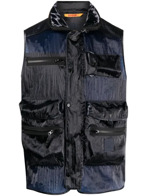 Paul & Shark multi-pocket design gilet Blue 23412161